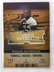 Terrell Suggs Football Cards 2003 Fleer Authentix Prices