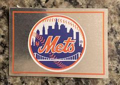 Mets Logo [Foil] Baseball Cards 1996 Panini Stickers Prices