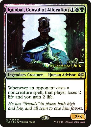 Kambal, Consul Of Allocation [Prerelease] #183 Magic Kaladesh