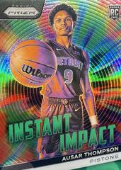 Ausar Thompson [Green] #2 Basketball Cards 2023 Panini Prizm Instant Impact Prices