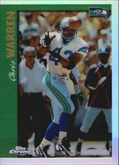 Chris Warren [Refractor] Football Cards 1997 Topps Chrome Prices