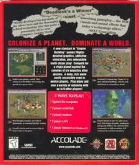 Back Cover | Deadlock: Planetary Conquest PC Games