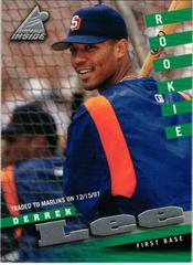 Derrek Lee Baseball Cards 1998 Pinnacle Inside Prices
