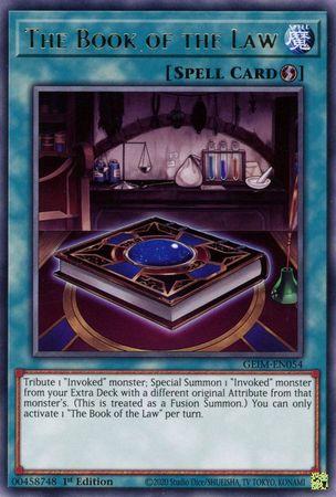 The Book of the Law GEIM-EN054 YuGiOh Genesis Impact