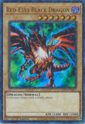 Red-Eyes Black Dragon [1st Edition] HAC1-EN003 YuGiOh Hidden Arsenal: Chapter 1