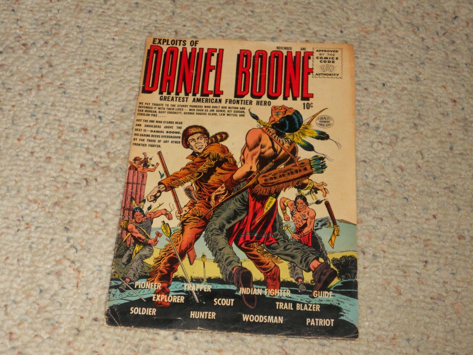 Exploits of Daniel Boone #1 (1955) Prices | Exploits of Daniel Boone Series