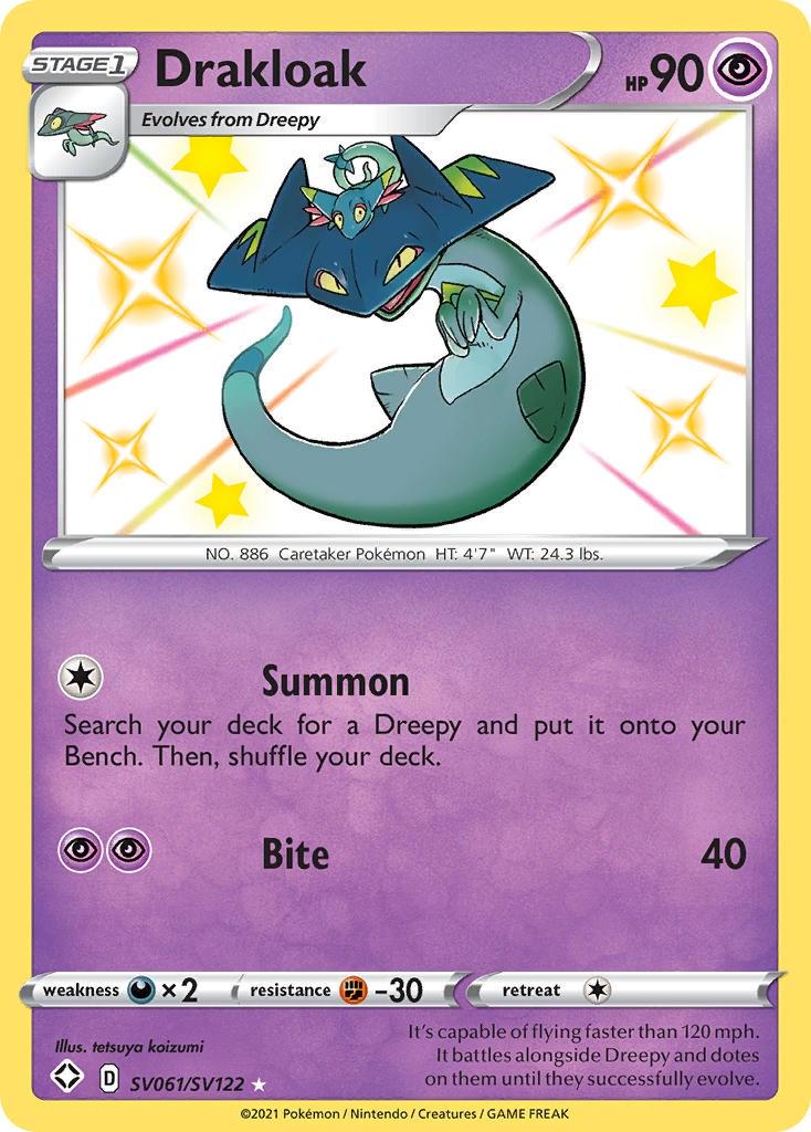 Drakloak #SV061 Pokemon Shining Fates