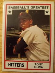 Tony Oliva #10 Baseball Cards 1982 TCMA Greatest Hitters Prices