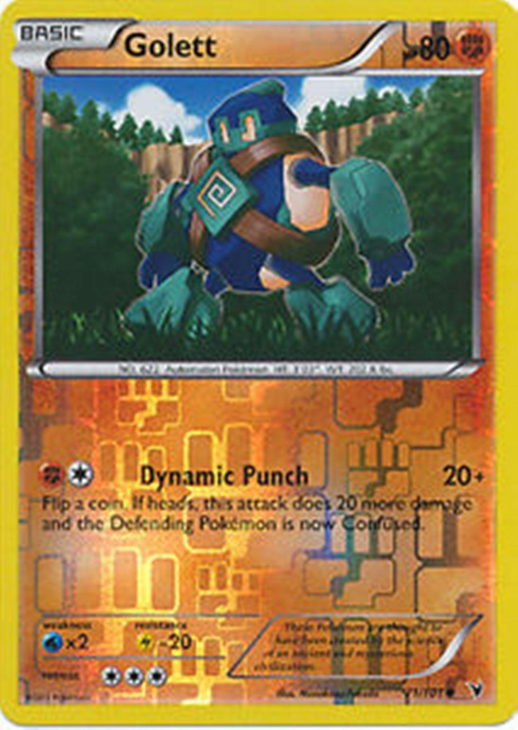 Golett [Reverse Holo] #71 Pokemon Noble Victories