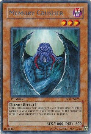 Memory Crusher [1st Edition] SOI-EN029 YuGiOh Shadow of Infinity