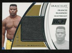 Francis Ngannou #SM-FNG Ufc Cards 2021 Panini Immaculate UFC Standout Memorabilia Prices