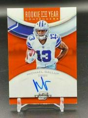 Michael Gallup [Autograph] Football Cards 2018 Panini Contenders Rookie of the Year Prices