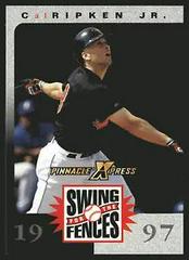 Cal Ripken Jr Baseball Cards 1997 Pinnacle X Press Swing for the Fences Prices