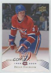 Brian Engblom Hockey Cards 2008 Upper Deck Montreal Canadiens Centennial Prices