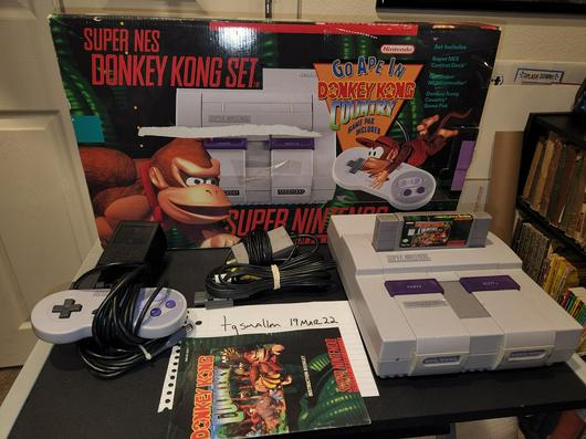 Super NES Donkey Kong Set photo