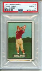 Vinnie Drake [UN Rubbed] #46 Football Cards 1951 Topps Magic Prices