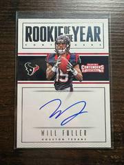 Will Fuller V [Autograph] Football Cards 2016 Panini Contenders Rookie of the Year Prices