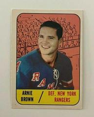 Arnie Brown Hockey Cards 1967 Topps Prices