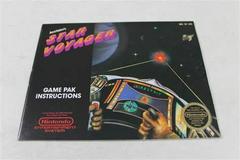 Star Voyager - Manual | Star Voyager NES