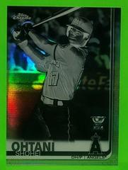 Shohei Ohtani [Batting Negative Refractor] #1 Baseball Cards 2019 Topps Chrome Prices