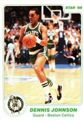 White Border | Dennis Johnson Basketball Cards 1986 Star