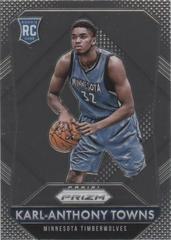Karl Anthony Towns #328 Basketball Cards 2015 Panini Prizm Prices