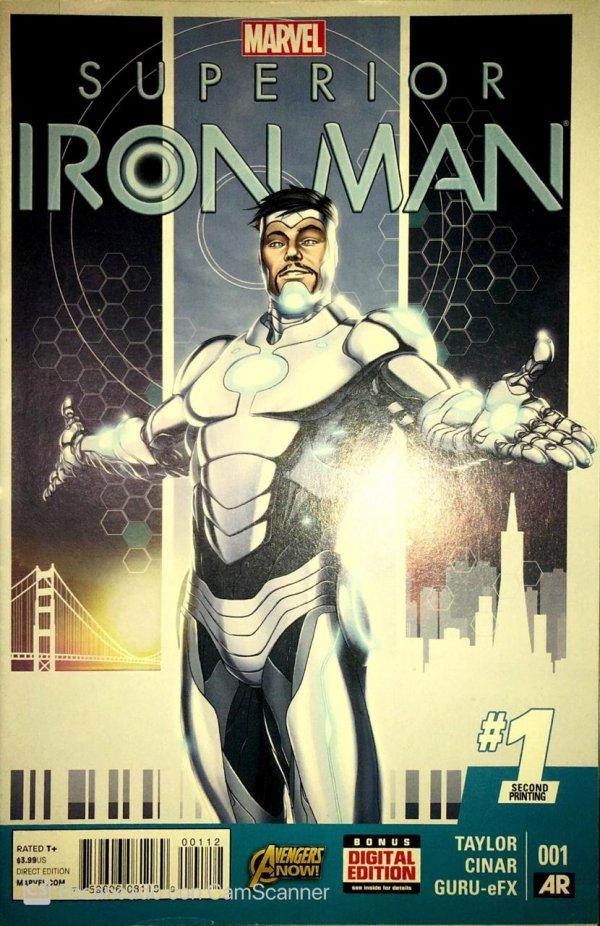 Superior Iron Man [2nd Print] #1 (2015) Comic Books Superior Iron Man