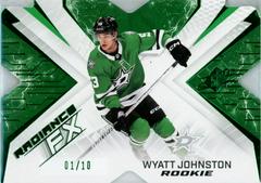 Wyatt Johnston [Green] #RFX-76 Hockey Cards 2022 SPx Radiance FX Prices