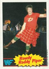 Rowdy Roddy Piper #7 Wrestling Cards 1985 Topps WWF Prices