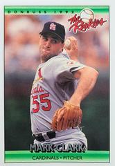 Mark Clark #25 Baseball Cards 1992 Panini Donruss Rookies Prices