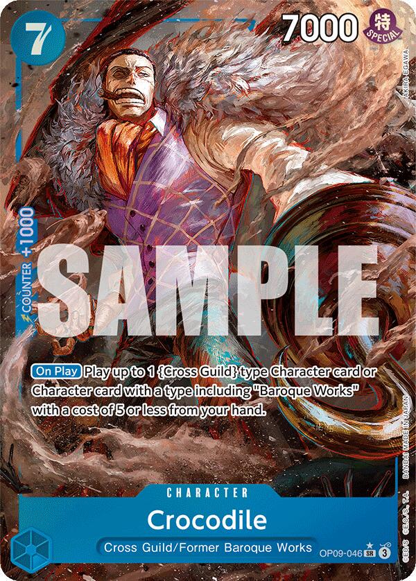 Crocodile [Parallel Foil] OP09-046 One Piece Emperors in the New World