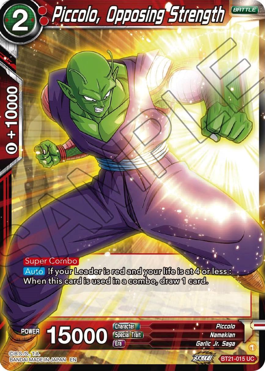 Piccolo, Opposing Strength BT21-015 Dragon Ball Super Wild Resurgence