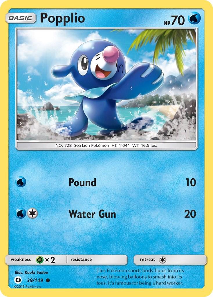 Popplio #39 Pokemon Sun & Moon