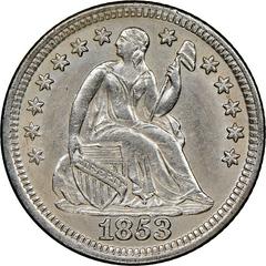 1853/53 [NO ARROWS] Coins Seated Liberty Quarter Prices