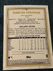 Art Card | marcus stroman Baseball Cards 2020 Topps Gallery