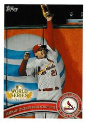 Cardinals Catch 11th World Series Title Baseball Cards 2011 Topps World Series Champions Cardinals Prices