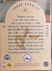 Card Back | Shawn Bradley Basketball Cards 1993 Upper Deck SE Die Cut All-Stars