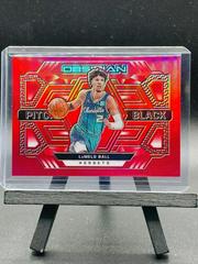LaMelo Ball [Red Flood] Basketball Cards 2021 Panini Obsidian Pitch Black Prices