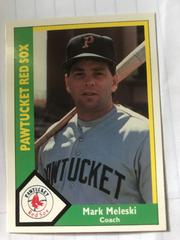 Mark Meleski #8 Baseball Cards 1990 CMC Pawtucket Red Sox Prices