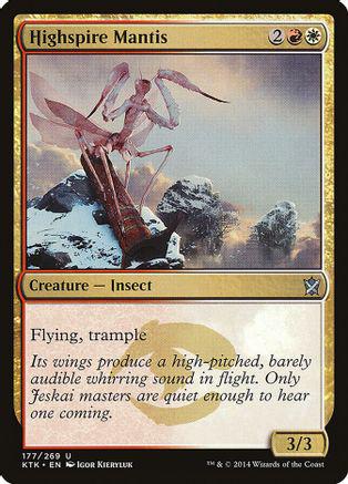 Highspire Mantis [Foil] Magic Khans of Tarkir