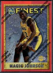 Magic Johnson [Refractor W Coating] #252 Basketball Cards 1995 Finest Prices