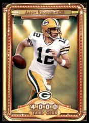 Aaron Rodgers Football Cards 2013 Topps 4000 Yard Club Prices