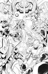 Mighty Morphin Power Rangers / Teenage Mutant Ninja Turtles II [Ragazzoni Sketch] Comic Books Mighty Morphin Power Rangers / Teenage Mutant Ninja Turtles II Prices