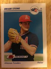 Brian Stone #46 Baseball Cards 1991 Impel Line Drive Pre Rookie AA Prices