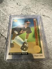 Chipper Jones [Foil] Baseball Cards 1998 Upper Deck 10th Anniversary Preview Prices