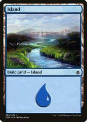 Island #296 Magic Commander Anthology Prices