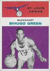 Sihugo Green #15 Basketball Cards 1961 Fleer Prices
