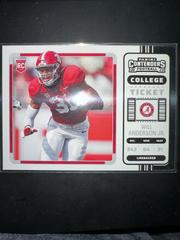 Will Anderson Jr. #23 Football Cards 2023 Panini Chronicles Draft Picks Contenders College Ticket Prices