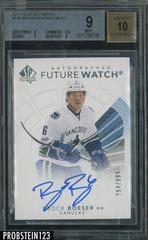 Brock Boeser [Future Watch Black Silver Ink Autograph] Hockey Cards 2017 SP Authentic Prices