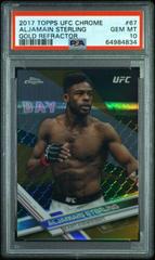 Aljamain Sterling [Refractor] #67 Ufc Cards 2017 Topps UFC Chrome Prices